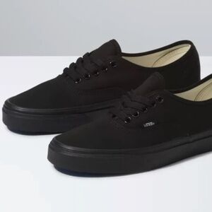 Black Vans Size 7 Women's